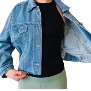 Mono B Denim Cropped Jacket Multiple Sizes NWT